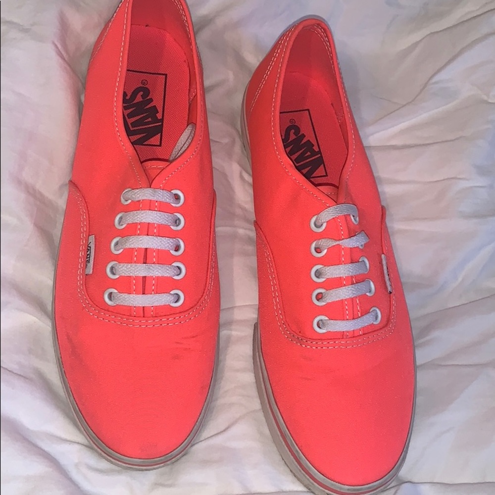 Bright pink vans